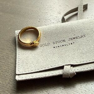 Snake Wrap Gold Ring